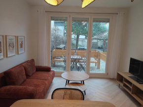 Appartement d'architecte avec vue sur jardin